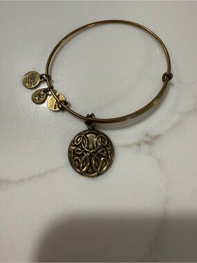 Alex and Ani Gold Path of Life Charm Bangle